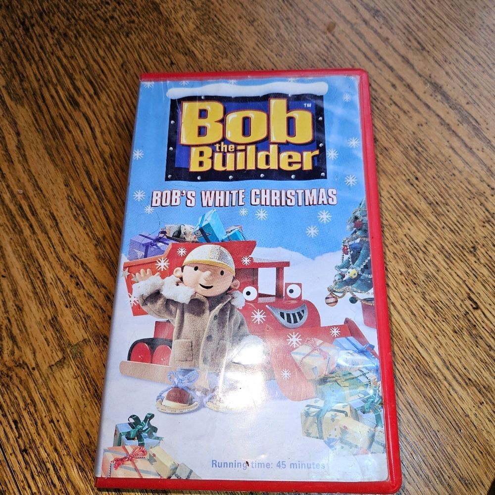 Bob the Builder VHS Tape Bob's‎ White Christmas #vintage #collectible #nostalgia